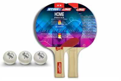 Набор 2 р-ки HOME 2 *, 3 мяча Club Select 12202